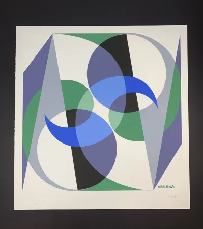 Sérigraphie Balla - Equilibrio Spaziale
