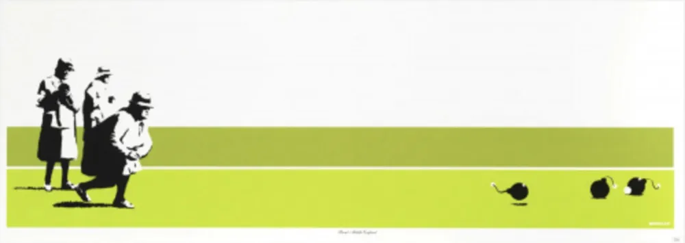 Sérigraphie Banksy - Bomb Middle England (Unsigned)