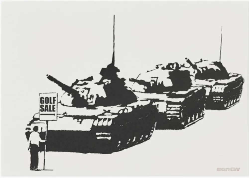 Sérigraphie Banksy - Golf Sale (Unsigned)