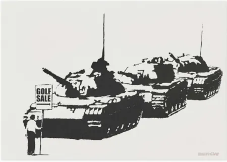 Sérigraphie Banksy - Golf Sale (Unsigned)