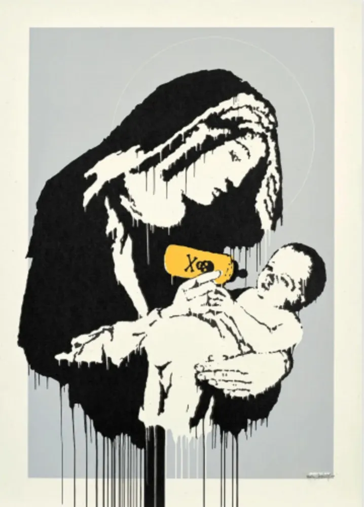 Sérigraphie Banksy - Toxic Mary
