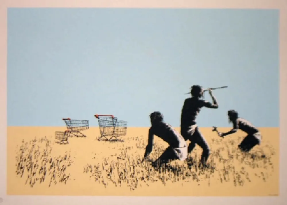 Sérigraphie Banksy - Trolley Hunters - Trolleys 