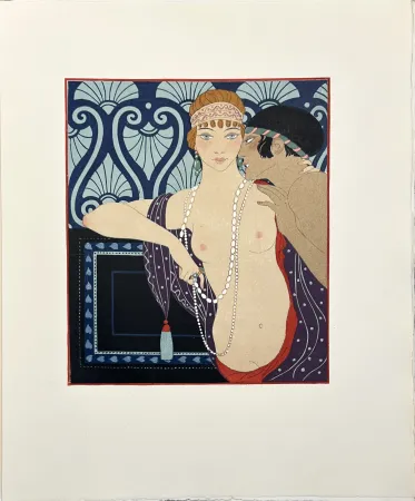 Livre Illustré Barbier - P. Loüys. LES CHANSONS DE BILITIS. Taduit du grec. Illustrations de G. Barbier gravées sur bois par F.L. Schmied (1922)‎ 