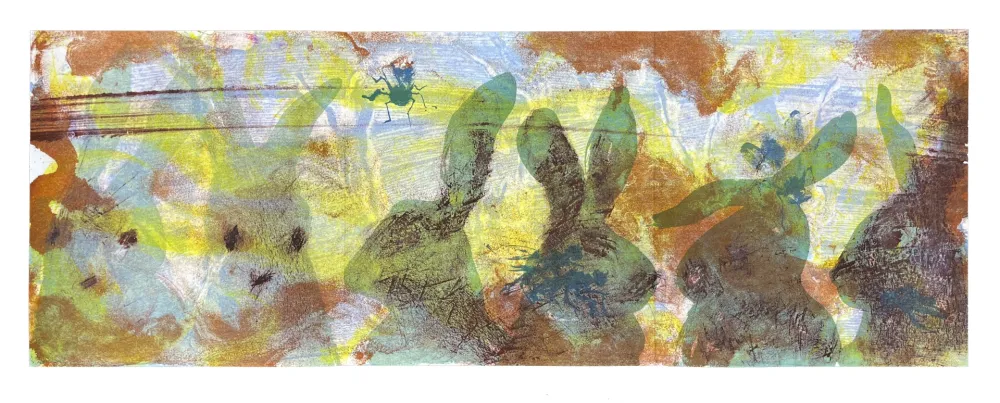 Lithographie Barcelo - Le Lapin