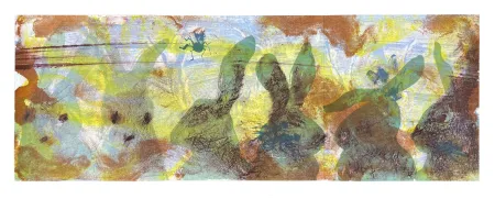 Lithographie Barcelo - Le Lapin