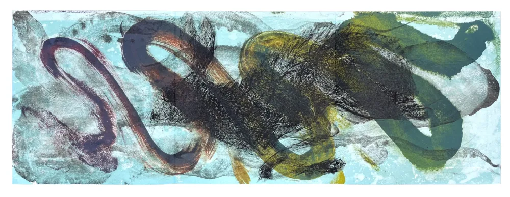 Lithographie Barcelo - Le Serpent