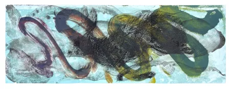 Lithographie Barcelo - Le Serpent