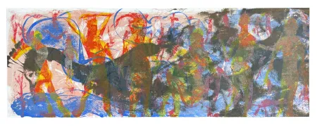 Lithographie Barcelo - Orphée / Le Paon 