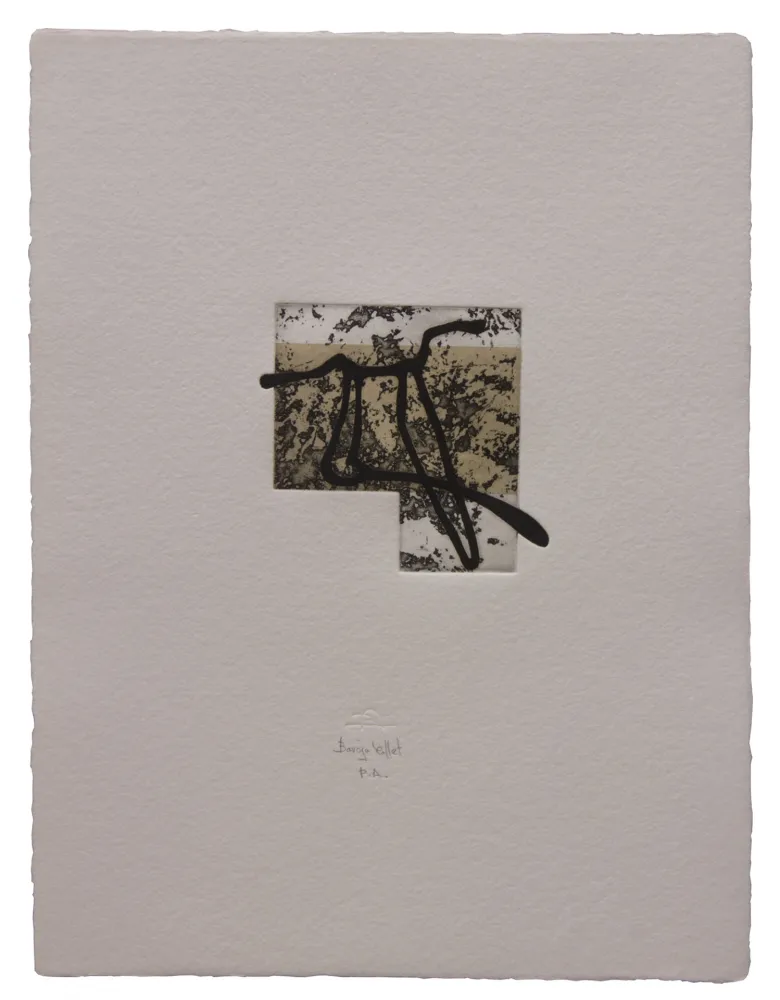 Eau-Forte Et Aquatinte Baroja-Collet - Animal