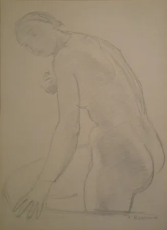 Aucune Technique Barraud - (Stehender weiblicher Akt)