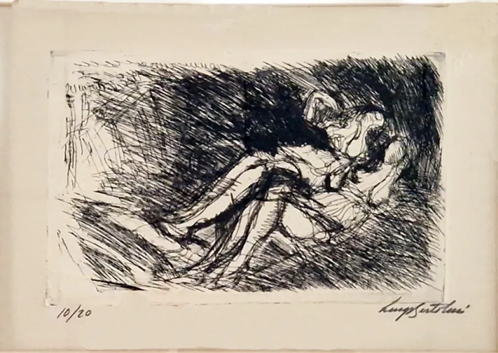 Eau-Forte Bartolini - Ragazze distese