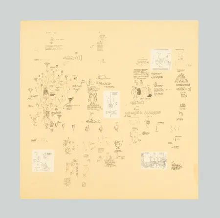 Sérigraphie Baruchello - Senza titolo