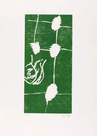 Gravure Sur Bois Baselitz - 