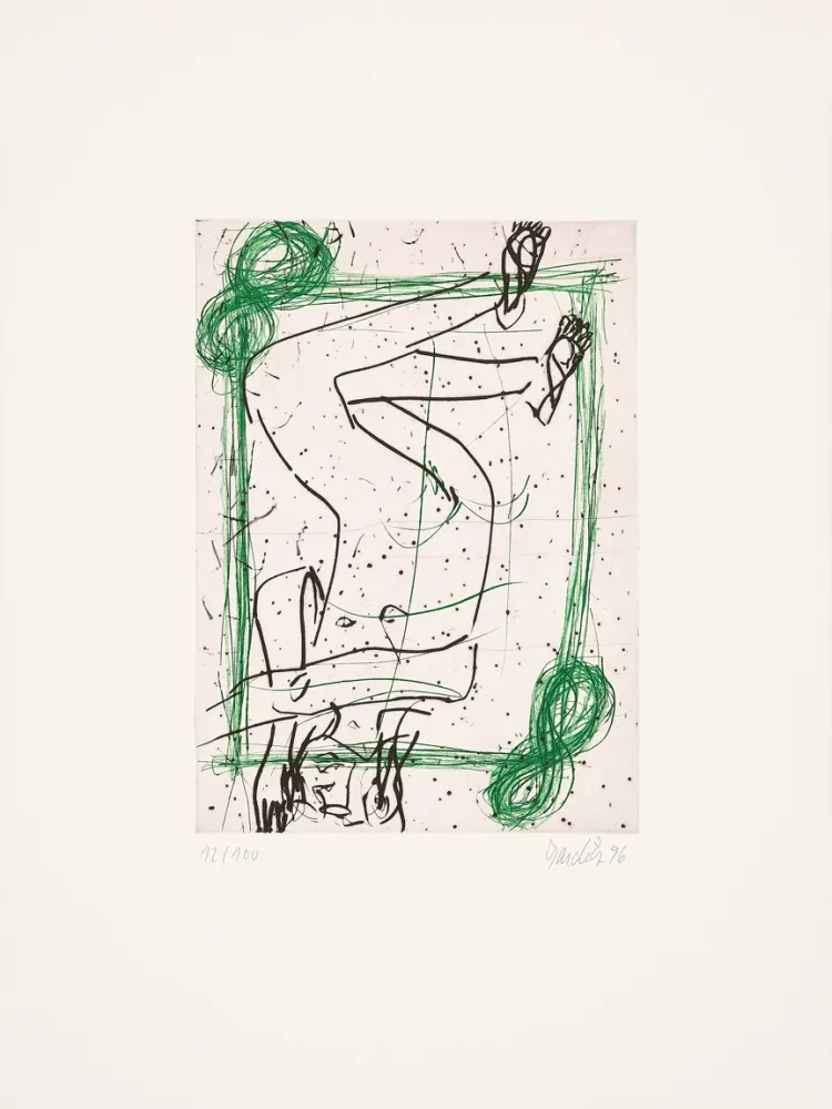 Gravure Baselitz - Untitled