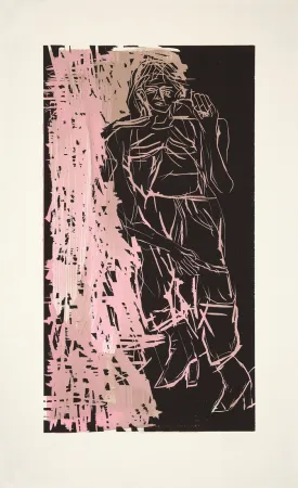 Gravure Sur Bois Baselitz - 