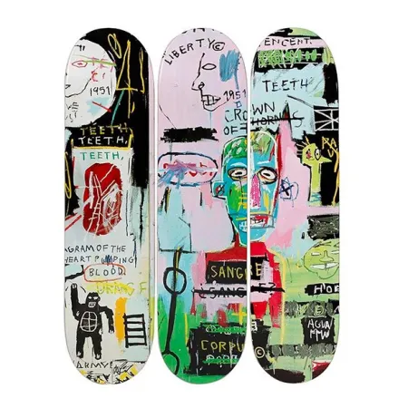 Lithographie Basquiat - In Italian