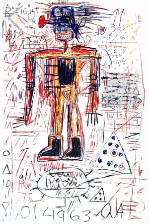 Sérigraphie Basquiat - Untitled II from The Figures Portfolio