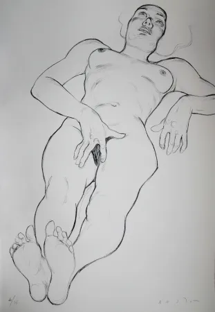 Lithographie Bastow - Nu  Féminin / Female Nude - 6