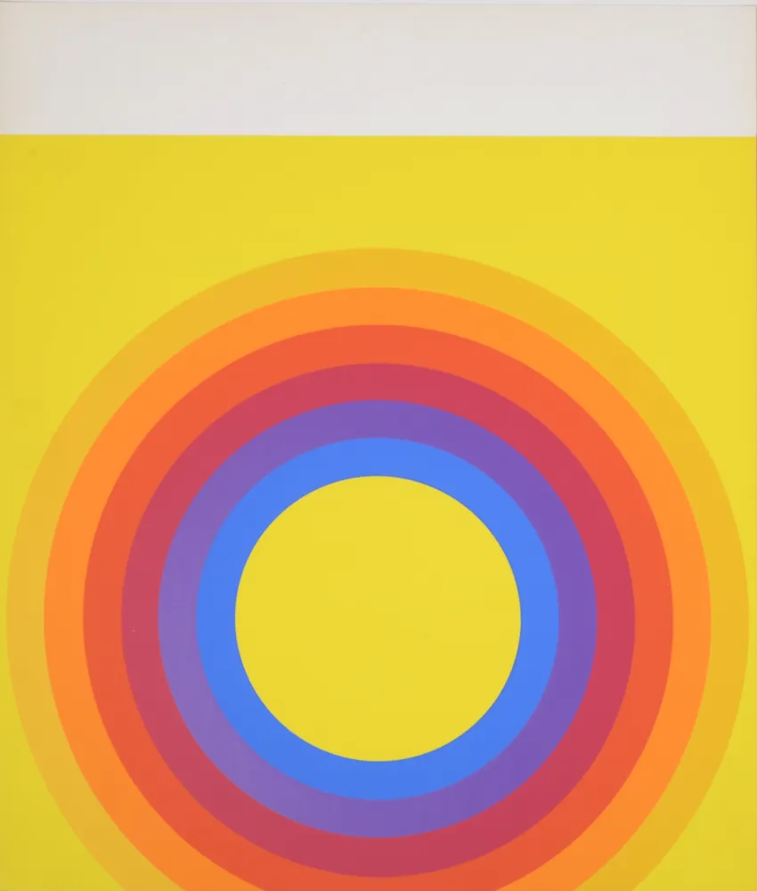 Sérigraphie Bayer - Abstract composition, 1971