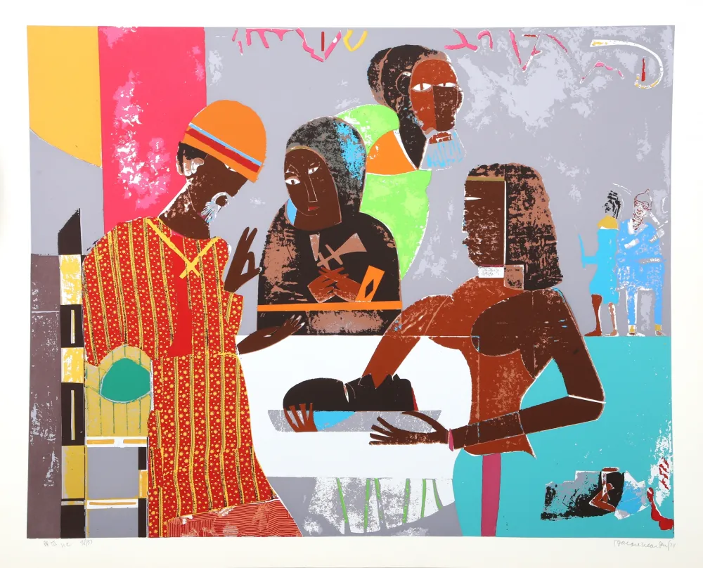 Sérigraphie Bearden - Salome