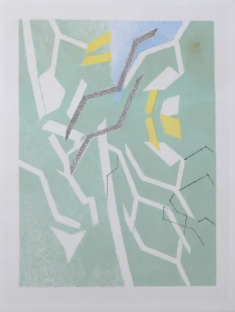 Lithographie Beaudin - Carte de voeux