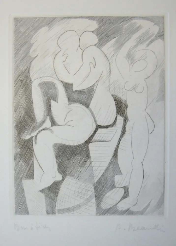 Gravure Beaudin - Le Jongleur 1