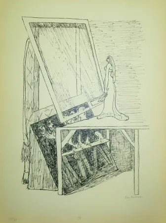 Lithographie Beckmann - Magic Mirror