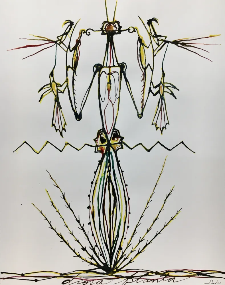 Sérigraphie Bedia - Dama Mantis