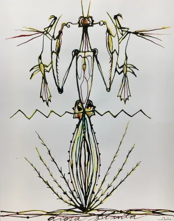 Sérigraphie Bedia - Dama Mantis