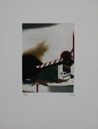 Eau-Forte Et Aquatinte Beeri - Frontière