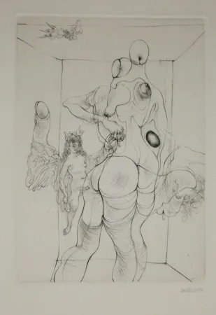Gravure Bellmer - A Sade 4