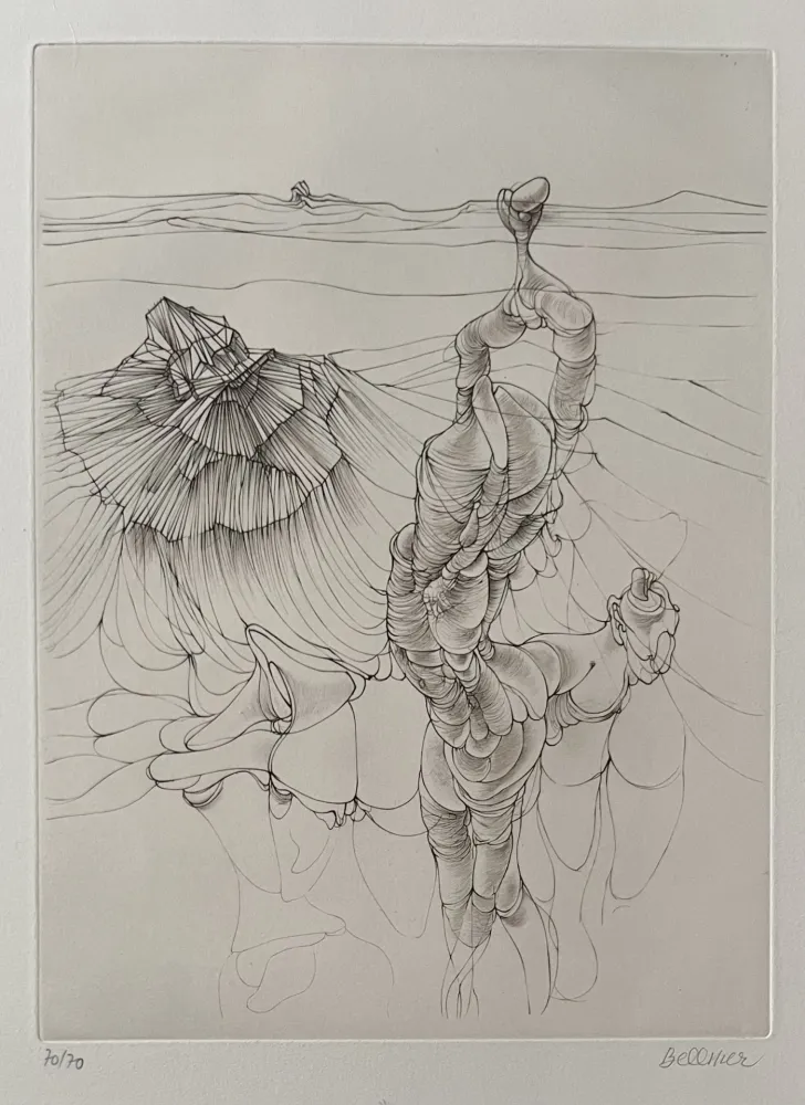 Eau-Forte Et Aquatinte Bellmer - Analogies 3, 1971