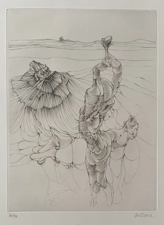 Eau-Forte Et Aquatinte Bellmer - Analogies 3, 1971