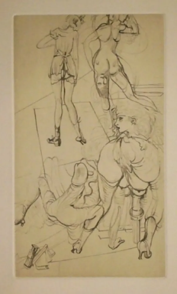 Eau-Forte Bellmer - Gravure inedite