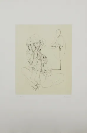 Eau-Forte Et Aquatinte Bellmer - La table parlante