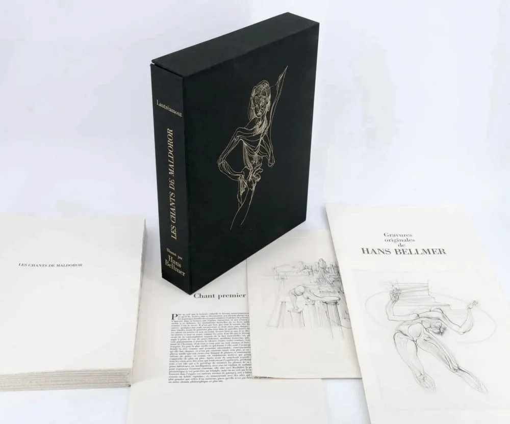 Livre Illustré Bellmer - Lautréamont. LES CHANTS DE MALDOROR. Eaux-fortes originales de Hans Bellmer (1971)