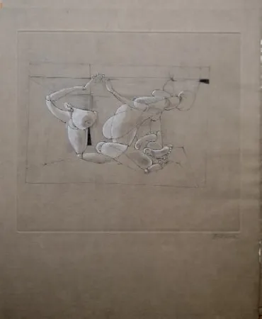 Eau-Forte Et Aquatinte Bellmer - Marionnette 4