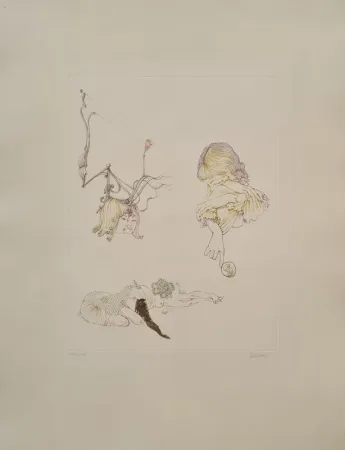 Eau-Forte Et Aquatinte Bellmer - Miroir des songes 