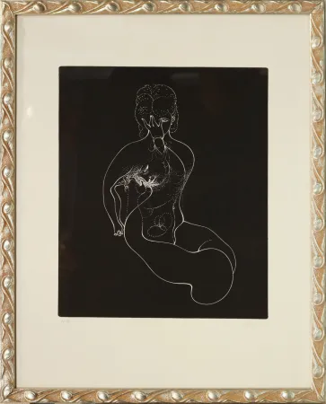 Eau-Forte Bellmer - Nudo immobile