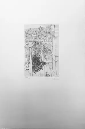 Eau-Forte Bellmer - Retable (1971)