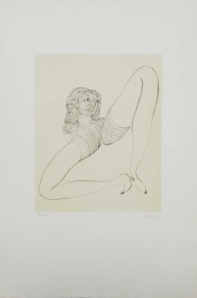 Eau-Forte Et Aquatinte Bellmer - Solitude