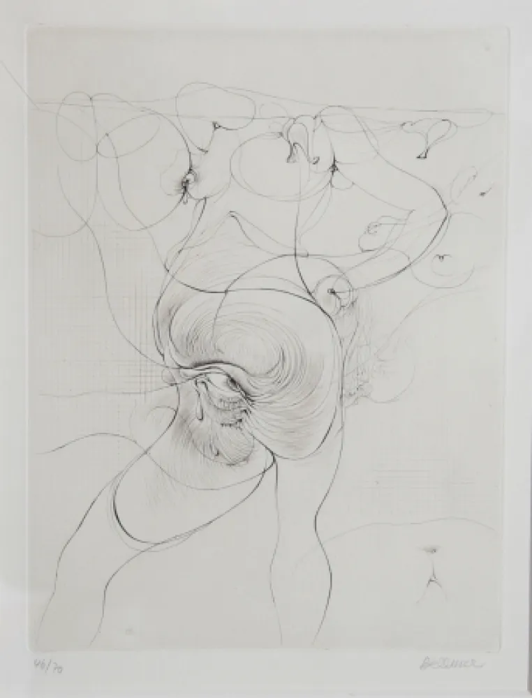 Gravure Bellmer - The Body and Eye 