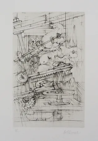 Eau-Forte Et Aquatinte Bellmer - Titre inconnu