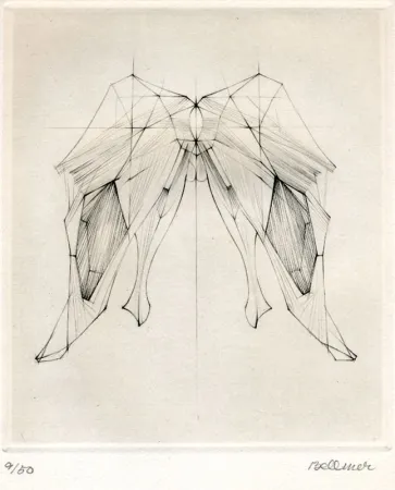 Gravure Bellmer - Untitled abstraction