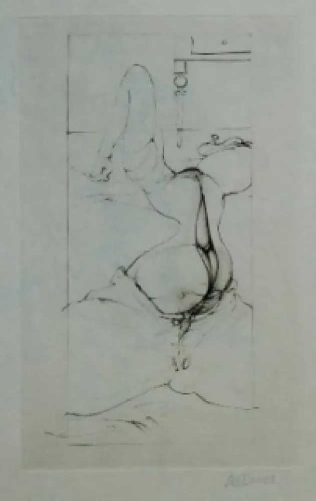 Eau-Forte Bellmer - Variations autour de Madame Edwarda