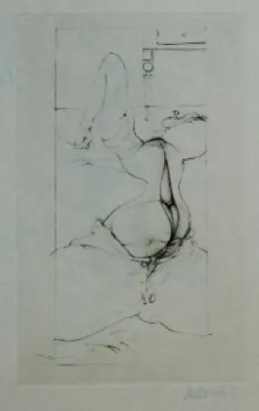 Eau-Forte Bellmer - Variations autour de Madame Edwarda