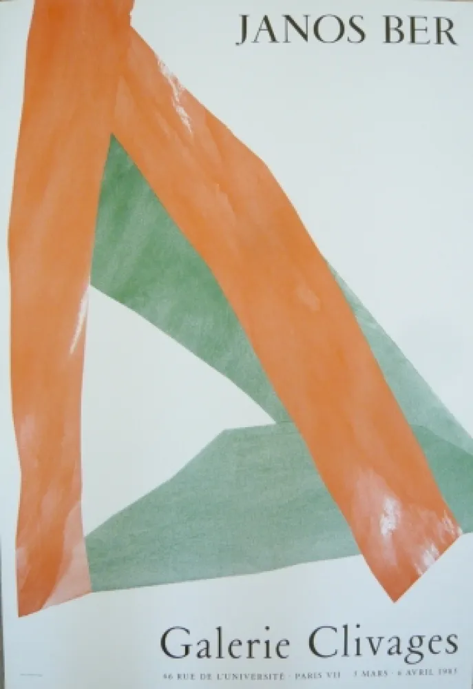 Affiche Ber - Affiche exposition galerie Clivages 