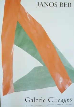 Affiche Ber - Affiche exposition galerie Clivages 