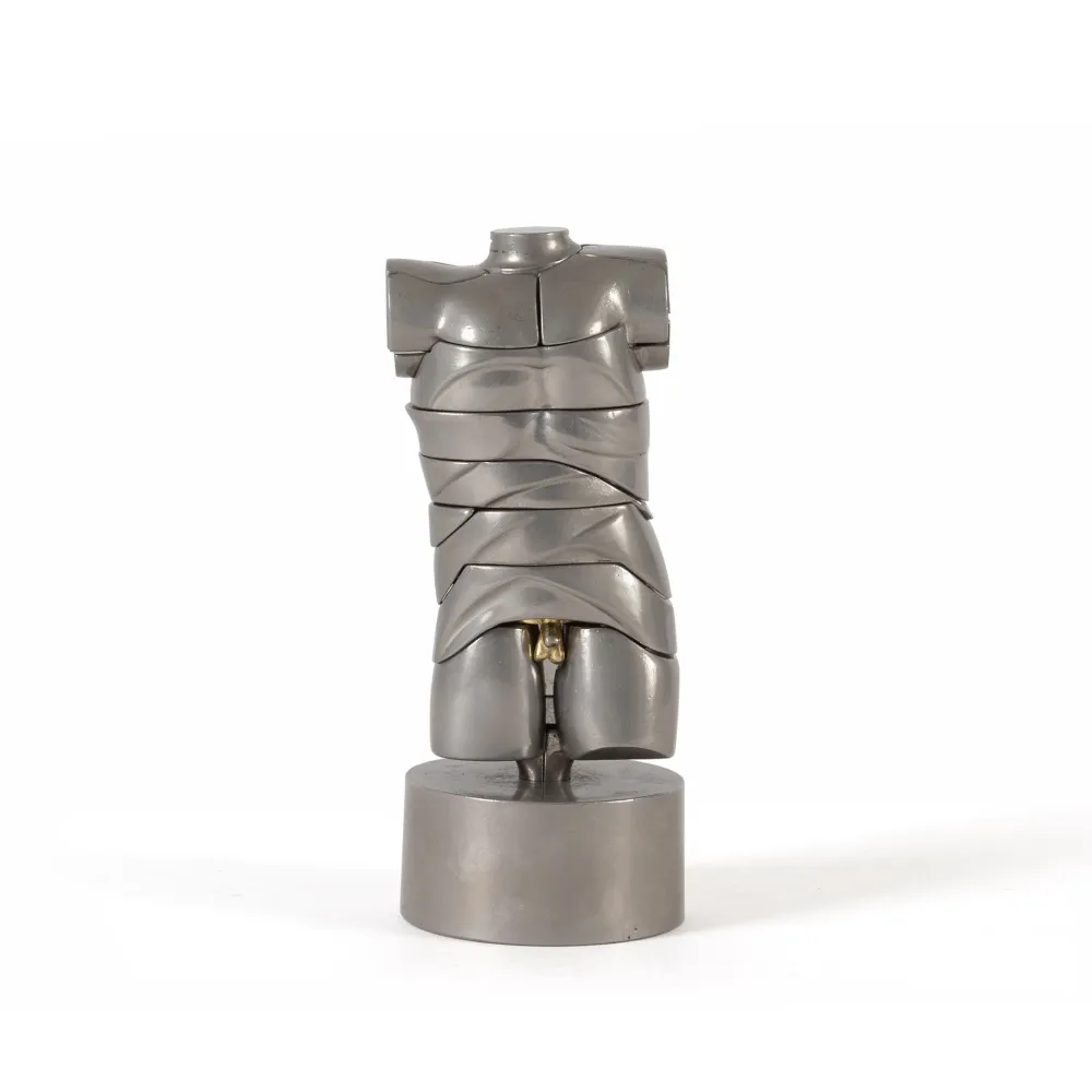 Aucune Technique Berrocal - Miguel Berrocal - Mini David - Nickel silver and brass - 1968