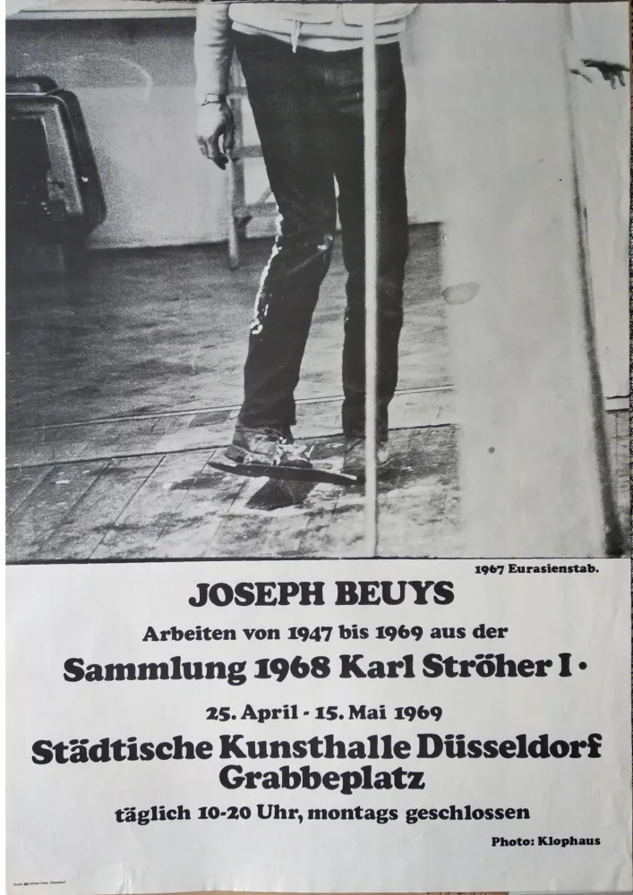 Offset Beuys - „1967 Eurasienstab. - Joseph Beuys. Arbeiten von 1947 bis 1969...
